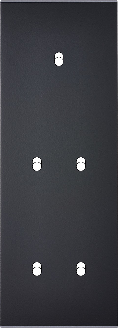 MODELEC - Façade Confidence Laiton Noir Triple Verticale B1 B2 B2