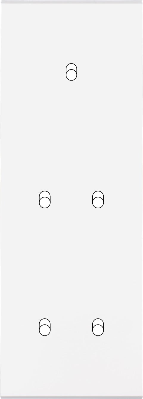 MODELEC - Façade Confidence Laiton Blanc Triple Verticale B1 B2 B2