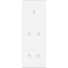 MODELEC - Façade Confidence Laiton Blanc Triple Verticale B1 B2 B2