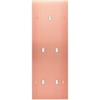 MODELEC - Façade Confidence Laiton Cuivre Satine Triple Verticale B1 B2 B2 à Vis