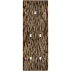 MODELEC - Façade Fascination Laiton Fauve Triple Verticale B1 B2 B2 à Vis