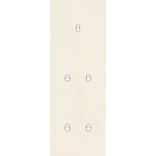 MODELEC - Façade Désir Ivoire Mat Triple Verticale B1 B2 B2