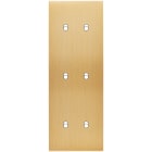 MODELEC - Façade Confidence Laiton Brosse Triple Verticale B2 B2 B2