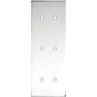 MODELEC - Façade Confidence Laiton Chrome Triple Verticale B2 B2 B2