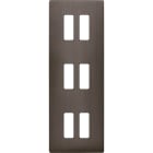 MODELEC - Façade "M" Laiton Canon De Fusil Triple Verticale 2 Boutons 2 Boutons 2 Boutons