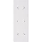 MODELEC - Façade Désir Blanc Mat Triple Verticale B2 B2 B2