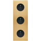 MODELEC - Façade Confidence Laiton Brosse Triple Verticale PC Pc Pc
