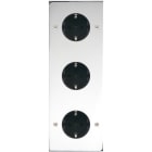 MODELEC - Façade Confidence Laiton Chrome Triple Verticalepckpckpck V