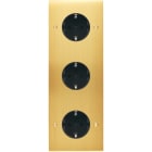 MODELEC - Façade Confidence Laiton Satine Triple Verticale Pckpckpck V