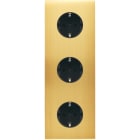 MODELEC - Façade Confidence Laiton Satine Triple Verticale PCK Pck Pck