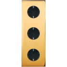 MODELEC - Façade Confidence Laiton Or Miroir Triple Verticale PCK Pck Pck