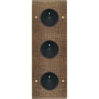 MODELEC - Façade Fascination Laiton Coslan Triple Verticale PC Pc PC à Vis