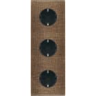 MODELEC - Façade Fascination Laiton Coslan Triple Verticale Pckpckpck