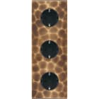 MODELEC - Façade Fascination Laiton Onde Triple Verticale Pckpckpck