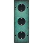 MODELEC - Façade Fascination Laiton Jade Triple Verticalepckpckpck V