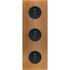 MODELEC - Façade "M" Laiton Vieux Bronze Triple Verticale R1 R1 R1 magnétique