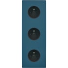 MODELEC - Façade "M" Gris Mat Triple Verticale R1 R1 R1 magnétique