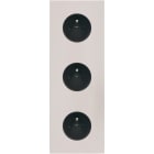 MODELEC - Façade Désir Gris Perle Mat Triple Verticale PC Pc Pc