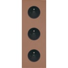 MODELEC - Façade Désir Moka Mat Triple Verticale PC Pc Pc