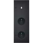 MODELEC - Façade Confidence Laiton Noir Mat Triple Verticale B1 PC Pc à Vis