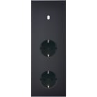 MODELEC - Façade Confidence Laiton Noir Mat Triple Verticale B1 PCK Pck