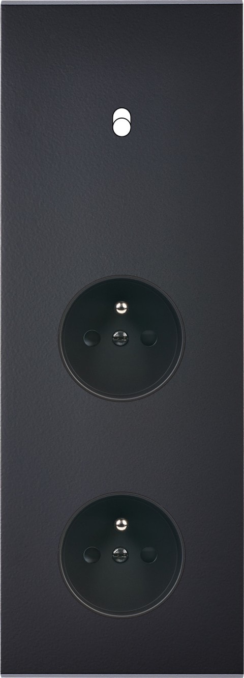 MODELEC - Façade Confidence Laiton Noir Triple Verticale B1 PC Pc