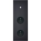 MODELEC - Façade Confidence Laiton Noir Triple Verticale B1 PC Pc