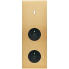 MODELEC - Façade Confidence Laiton Brosse Triple Verticale B1 PC Pc à Vis