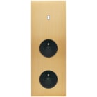 MODELEC - Façade Confidence Laiton Brosse Triple Verticale B1 PC Pc