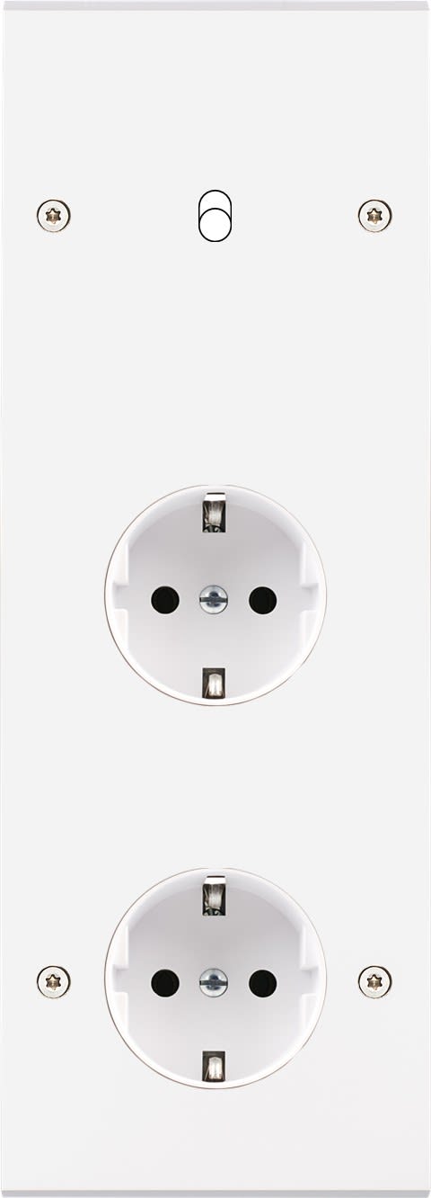 MODELEC - Façade Confidence Laiton Blanc Triple Verticale B1Pckpck V