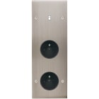 MODELEC - Façade Confidence Laiton Nickel Satine Triple Verticale B1 PC Pc à Vis