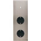 MODELEC - Façade Confidence Laiton Nickel Satine Triple Verticale B1Pckpck