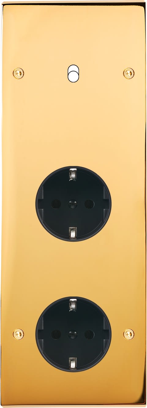 MODELEC - Façade Confidence Laiton Or Miroir Triple Verticale B1 PCK Pck V