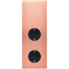 MODELEC - Façade Confidence Laiton Cuivre Satine Triple Verticale B1 PCK Pck V