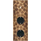 MODELEC - Façade Fascination Laiton Onde Triple Verticale B1Pckpck V