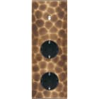 MODELEC - Façade Fascination Laiton Onde Triple Verticale B1 PCK Pck