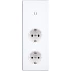 MODELEC - Façade Hitera Blanc Soft Touch Triple Verticale B1 PCK Pck