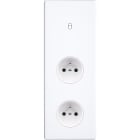 MODELEC - Façade Hitera Blanc Soft Triple Verticale B1 PC Pc