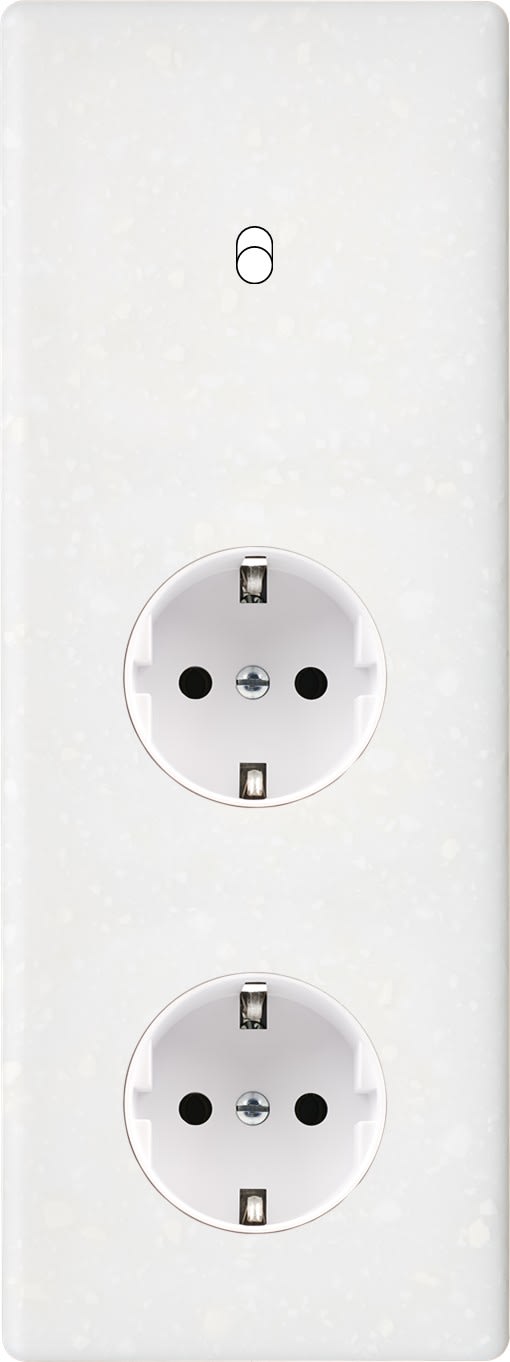MODELEC - Façade Hitera Terrazzo Blanc Triple Verticale B1 PCK Pck