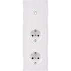 MODELEC - Façade Désir Blanc Mat Triple Verticale B1 PCK Pck