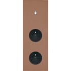 MODELEC - Façade Désir Moka Mat Triple Verticale B1 PC Pc