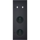 MODELEC - Façade Confidence Laiton Noir Mat Triple Verticale B2 PC Pc à Vis