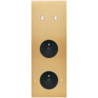 MODELEC - Façade Confidence Laiton Brosse Triple Verticale B2 PC Pc à Vis