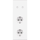 MODELEC - Façade Confidence Laiton Blanc Triple Verticale B2 PCK Pck