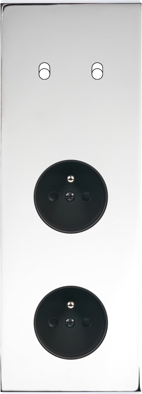 MODELEC - Façade Confidence Laiton Chrome Triple Verticale B2 PC Pc