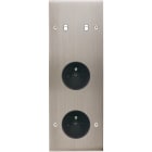 MODELEC - Façade Confidence Laiton Nickel Satine Triple Verticale B2 PC Pc à Vis