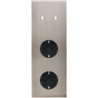 MODELEC - Façade Confidence Laiton Nickel Satine Triple Verticale B2Pckpck