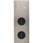 MODELEC - Façade Confidence Laiton Nickel Satine Triple Verticale B2 PC Pc