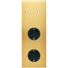 MODELEC - Façade Confidence Laiton Satine Triple Verticale B2 PCK Pck V