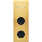 MODELEC - Façade Confidence Laiton Satine Triple Verticale B2 PCK Pck